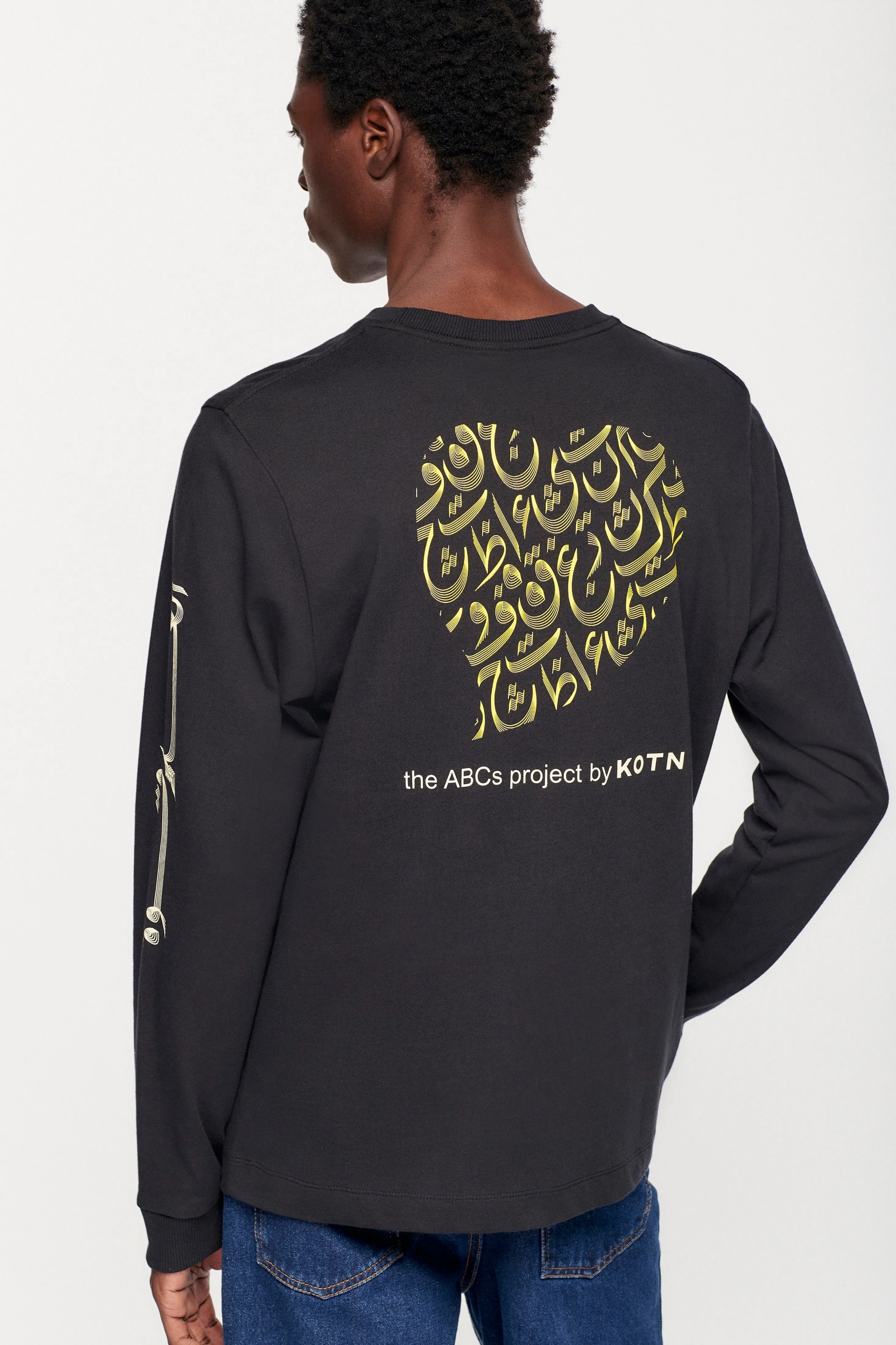 ABCs Graphic Longsleeve in Black