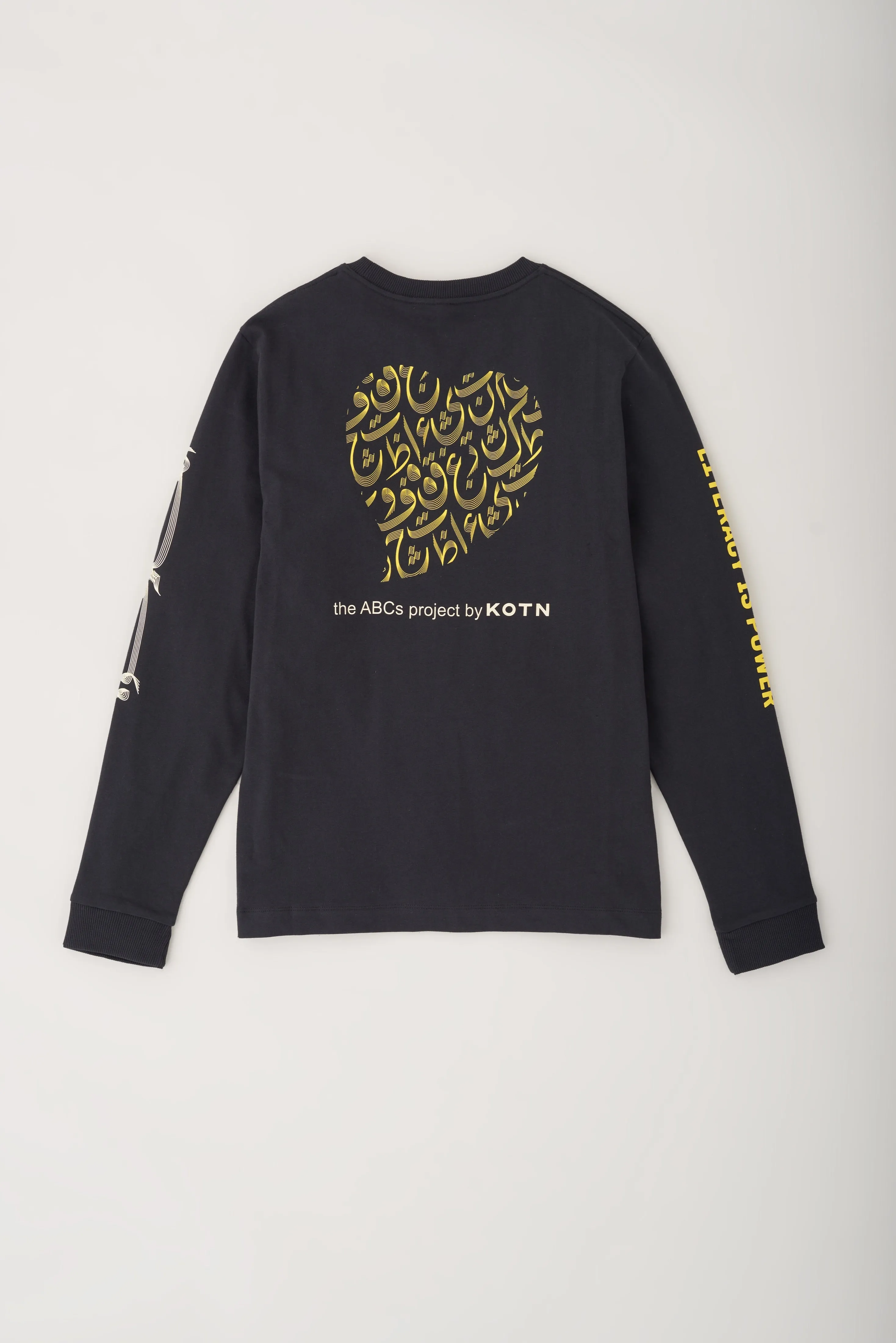 ABCs Graphic Longsleeve in Black