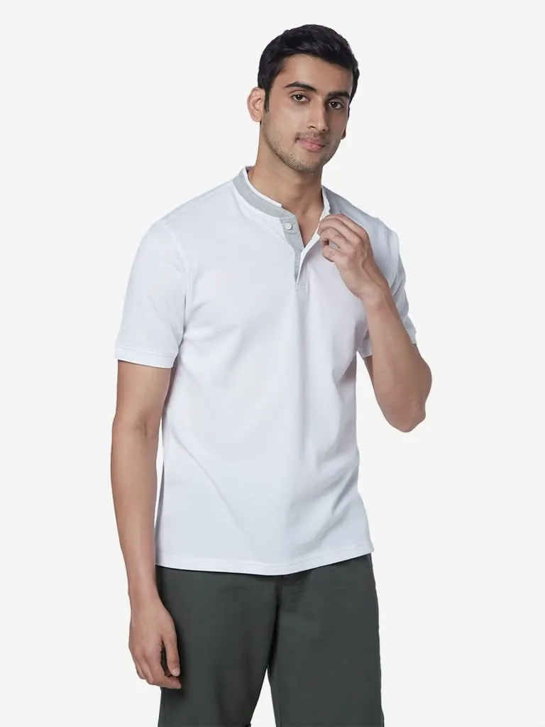 Ascot White Relaxed-Fit T-Shirt