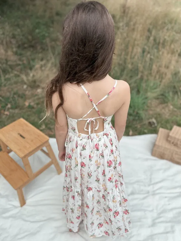 Ava Girls Maxi Dress - Blossom