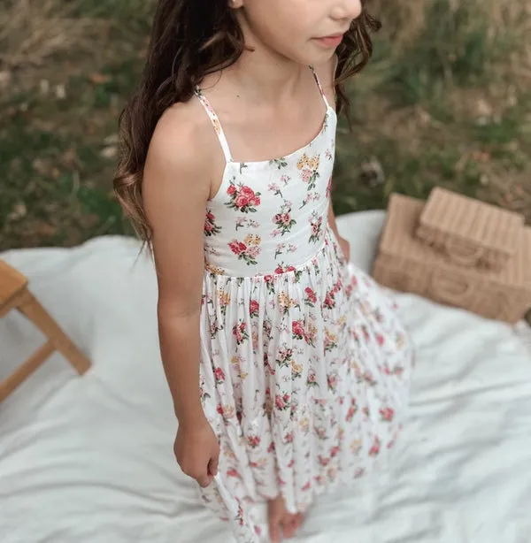 Ava Girls Maxi Dress - Blossom