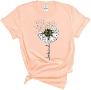 Be Kind Shirt - Inspirational T-Shirts for Women, Positive Vibes Kindness, Teacher's Tee, Ideal for Daycare