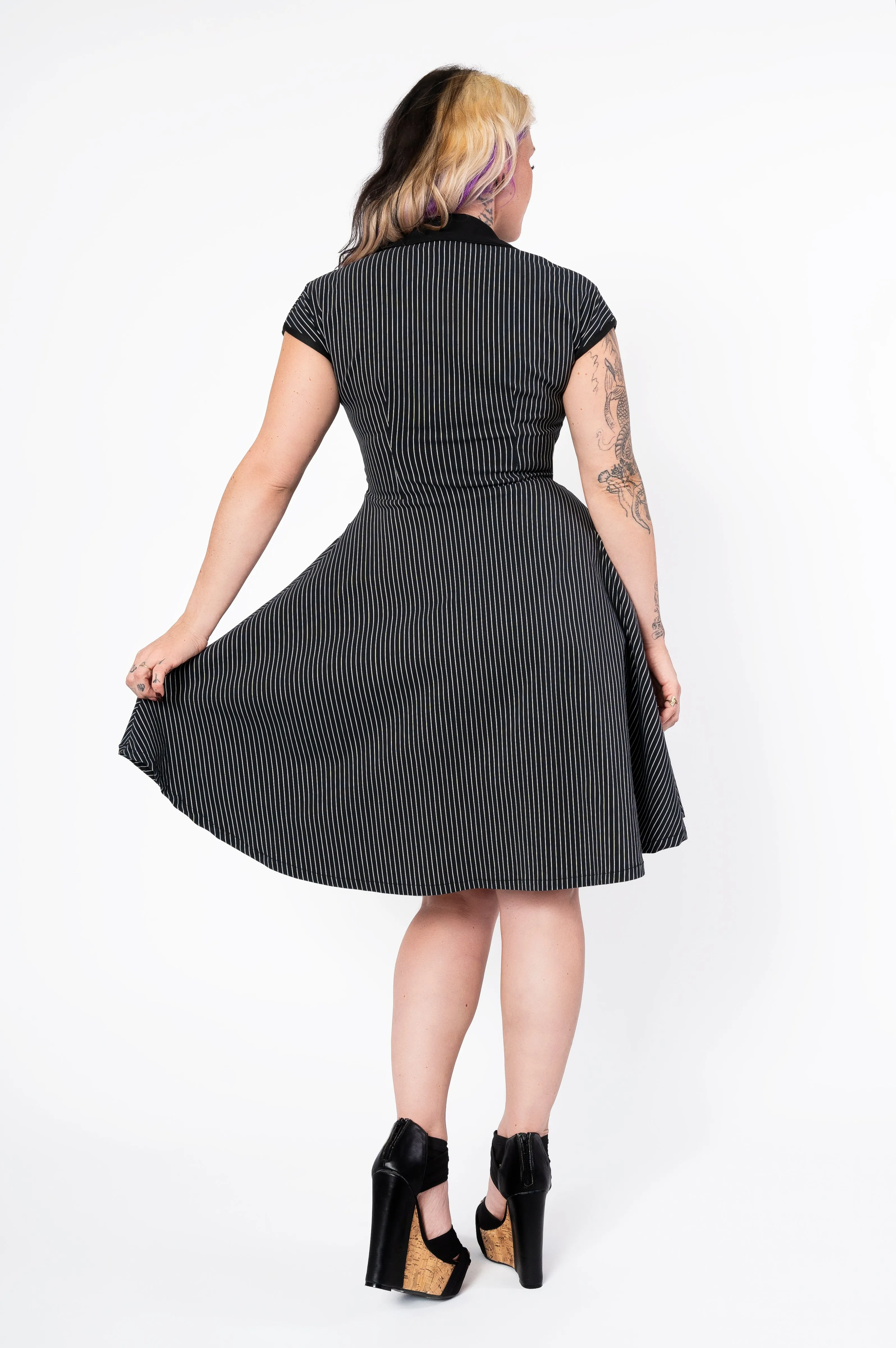 Deadbeat dress - Pinstripe