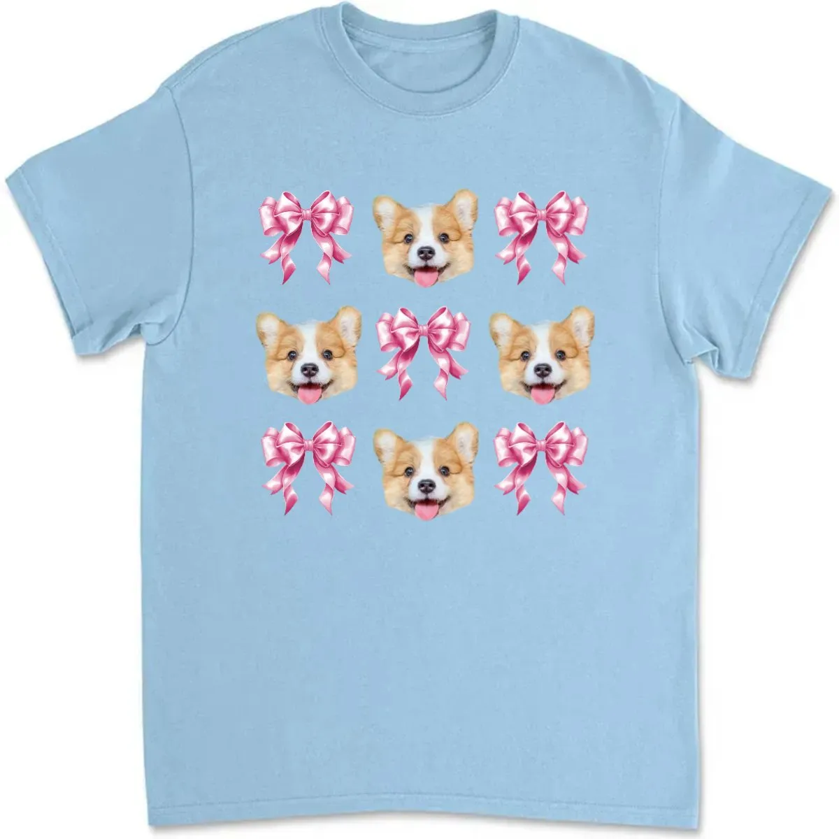 Dog Lovers - Coquette Pink Bow Trendy Dog Mom - Personalized T-Shirt, Sweatshirt, Hoodie (HJ)