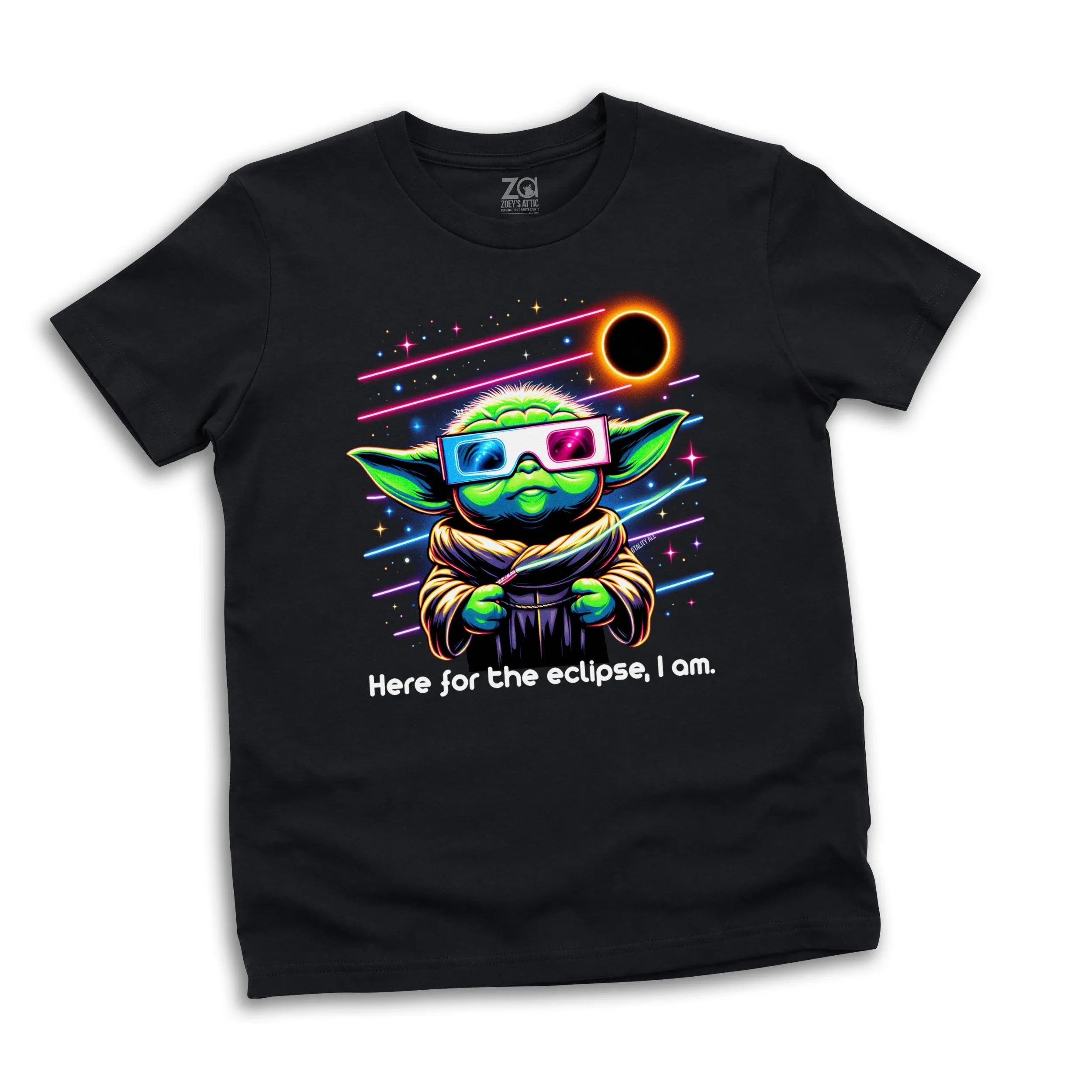 Eclipse 2024 Tee cute character Eclipse Shirt Total Solar Eclipse Apparel Eclipse Watching Funny here for the eclipse I am Eclipse t-shirt