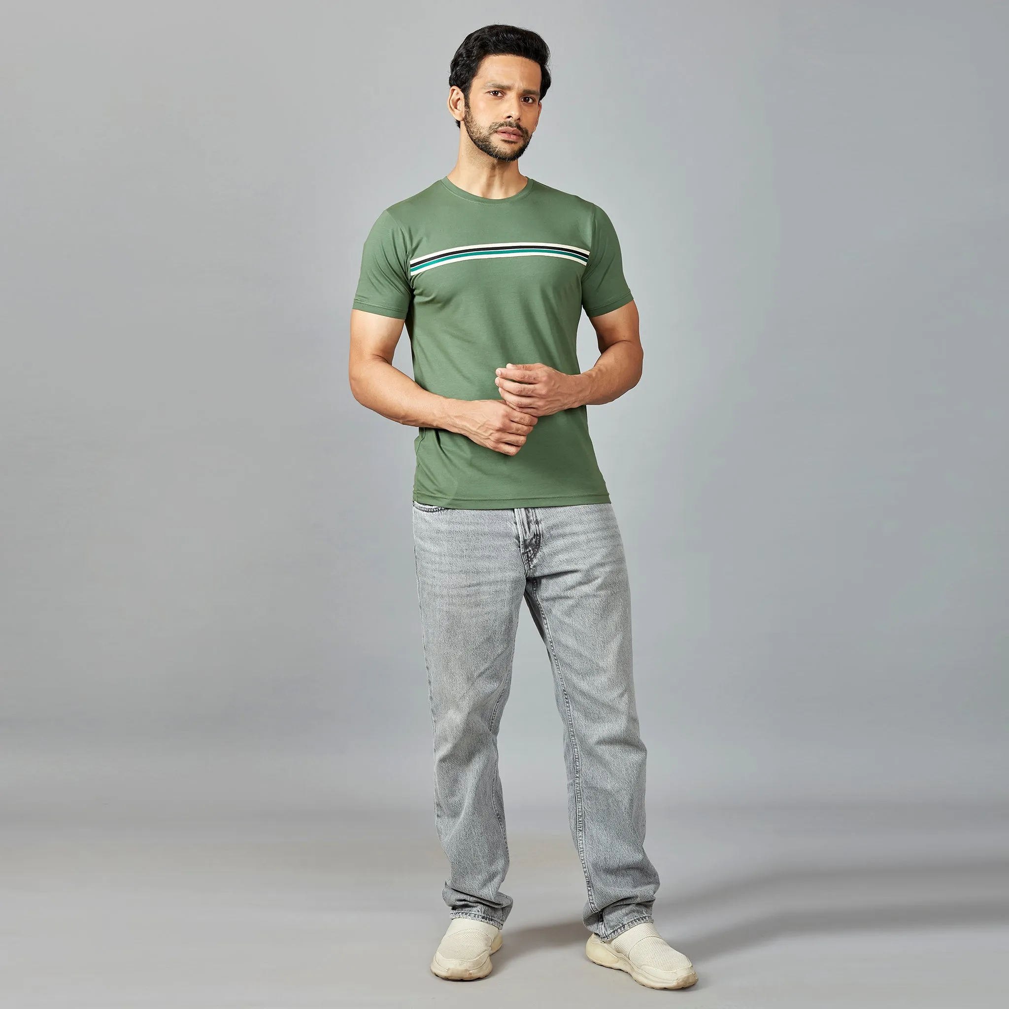 Green Stripes T-Shirt