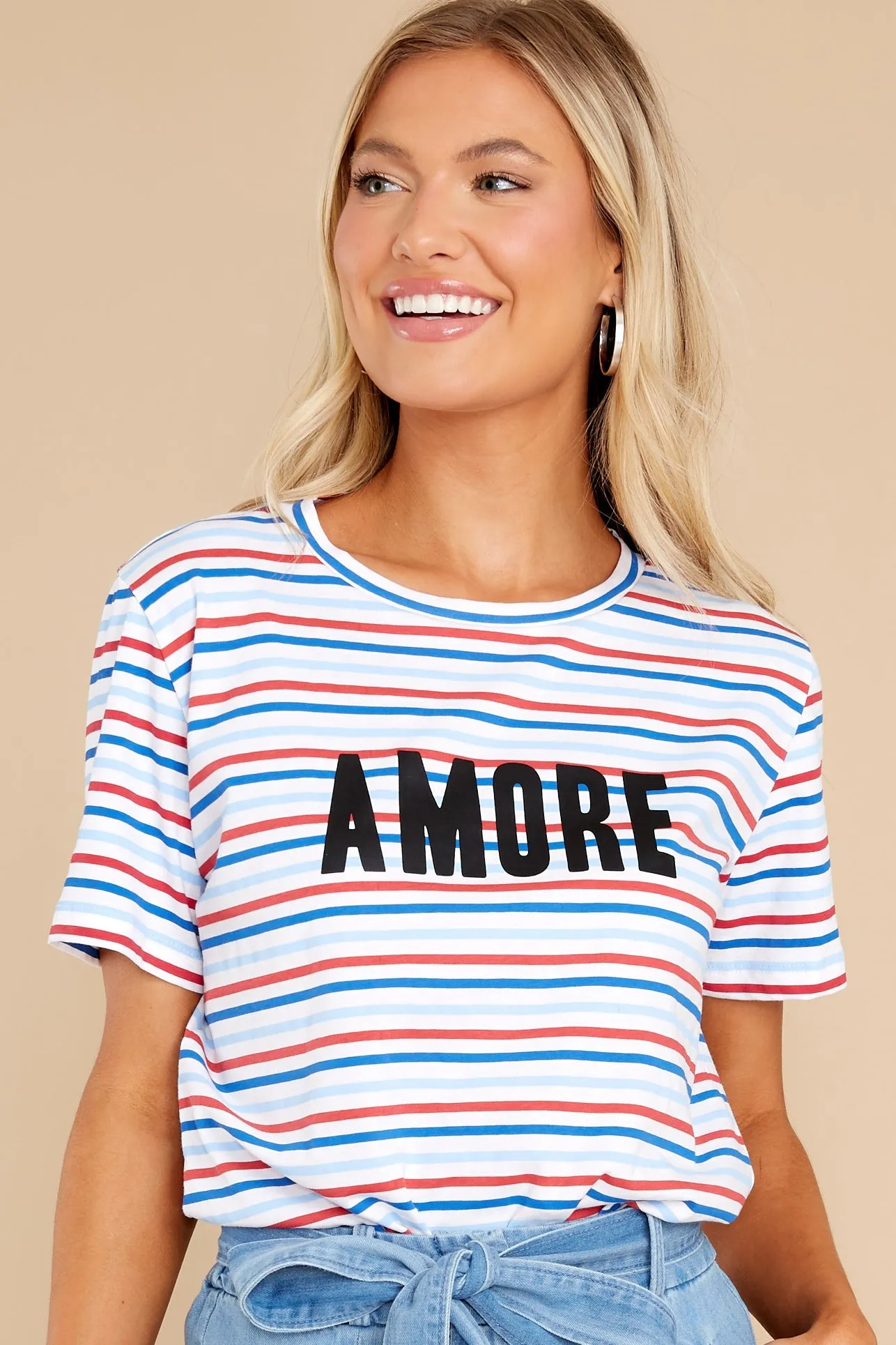 Lola Amore Stripes Loose Tee