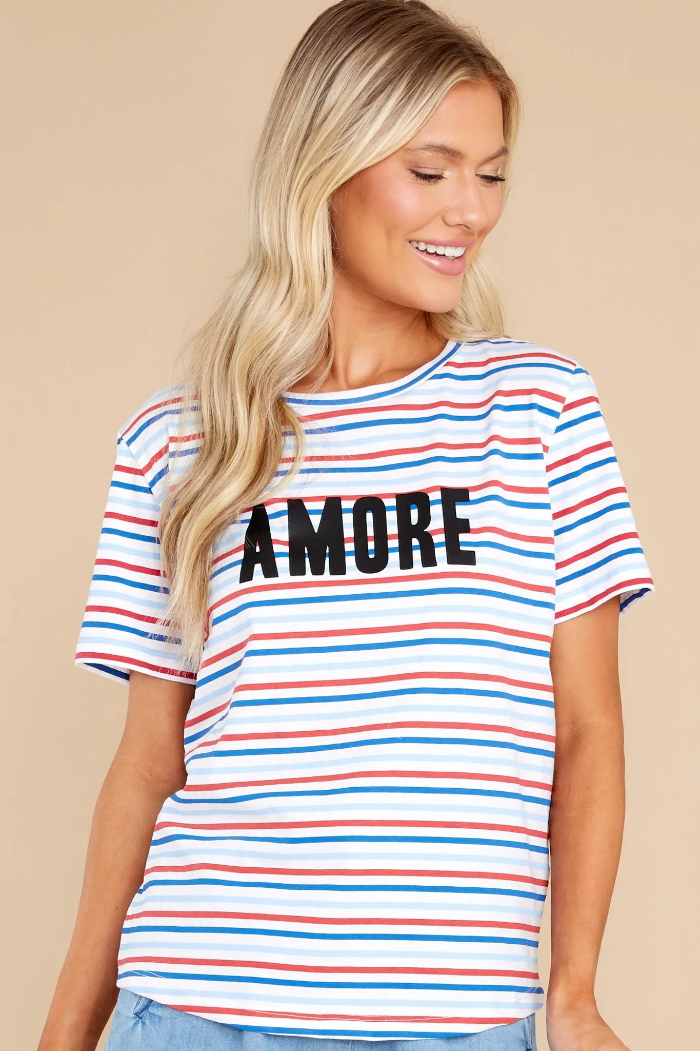 Lola Amore Stripes Loose Tee