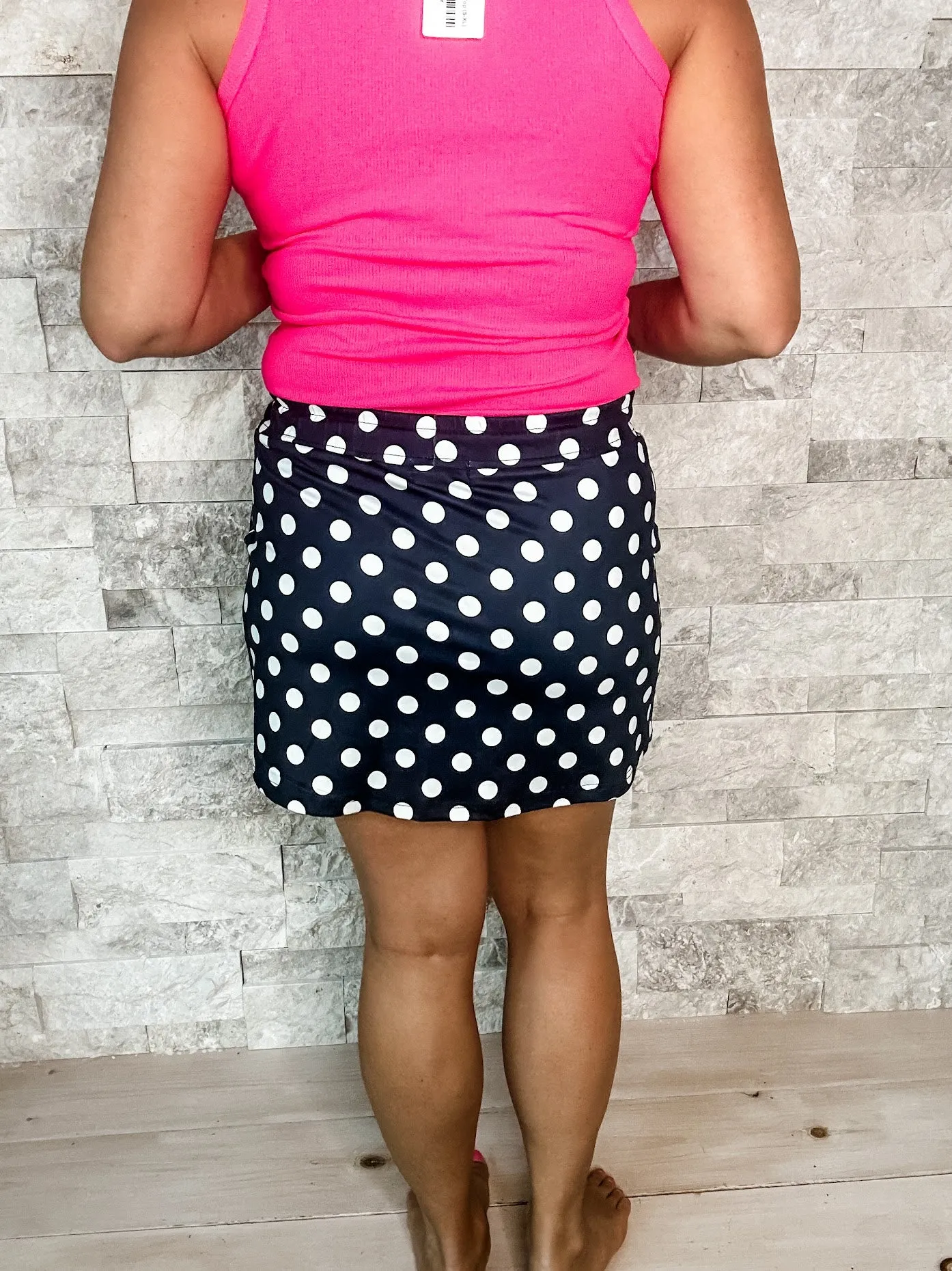 Play It Up Polka Dot Skort (S-2XL)
