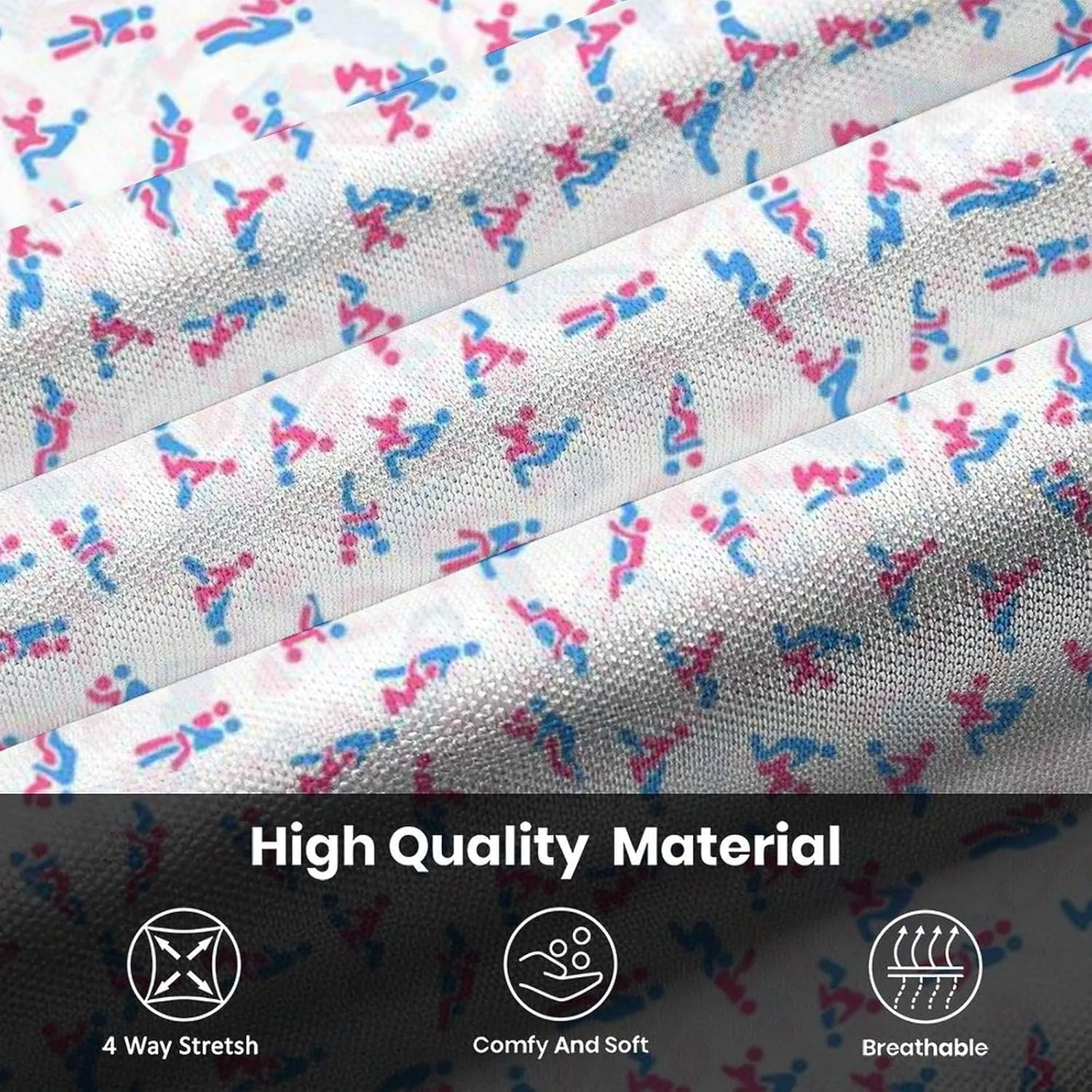 Polo Shirts for Men Moisture Wicking Fun Printed Short Sleeve Performance Mens Golf Shirts Quick Dry