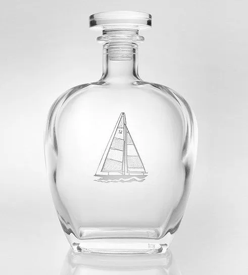 Sailboat Etched Barware Collection