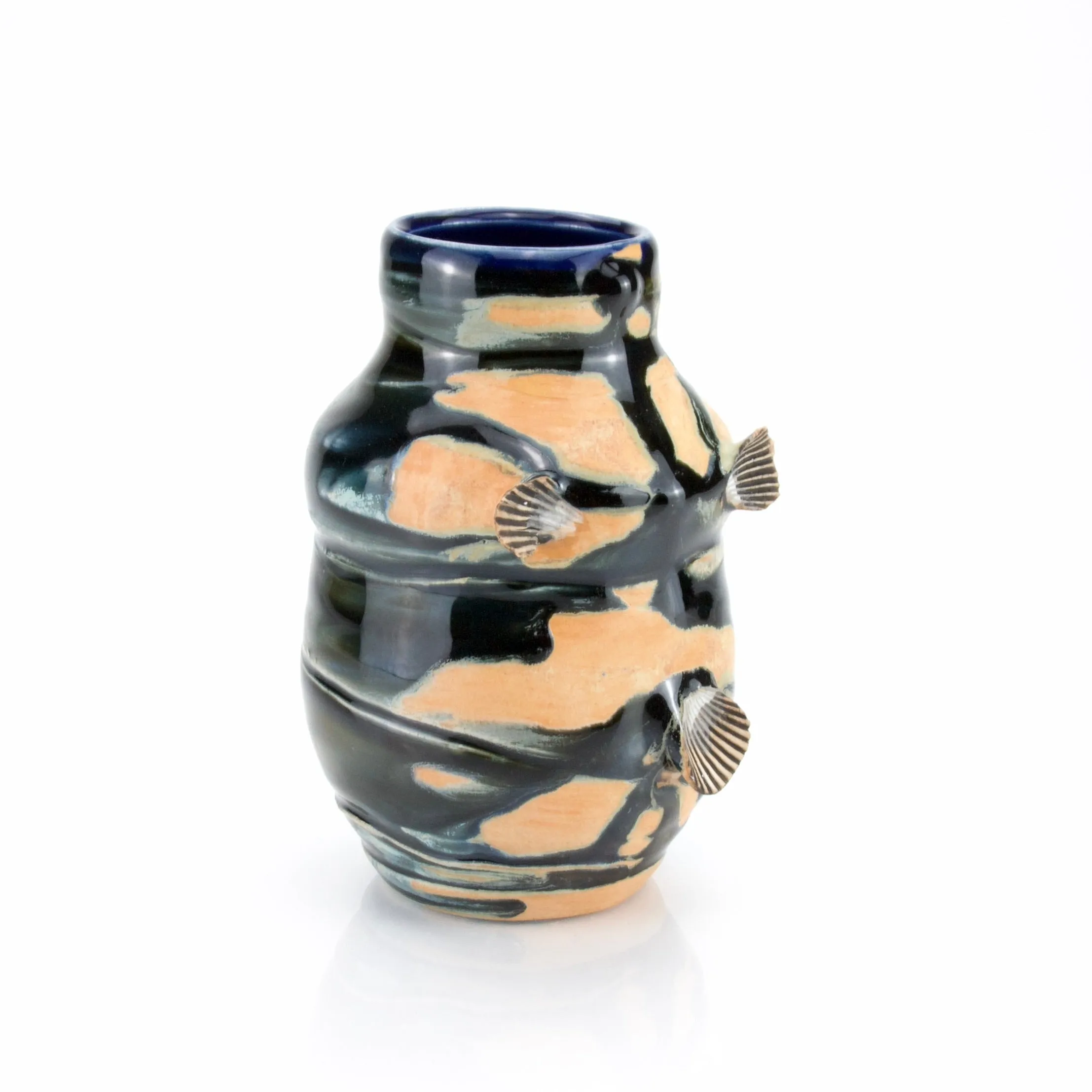Sea Shell Vase - Deep Mystique