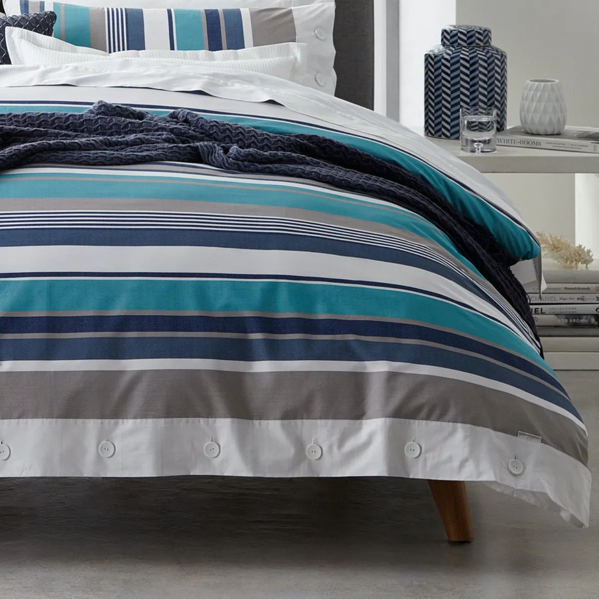 Trent Lagoon Quilt Cover Set By Logan & Mason
