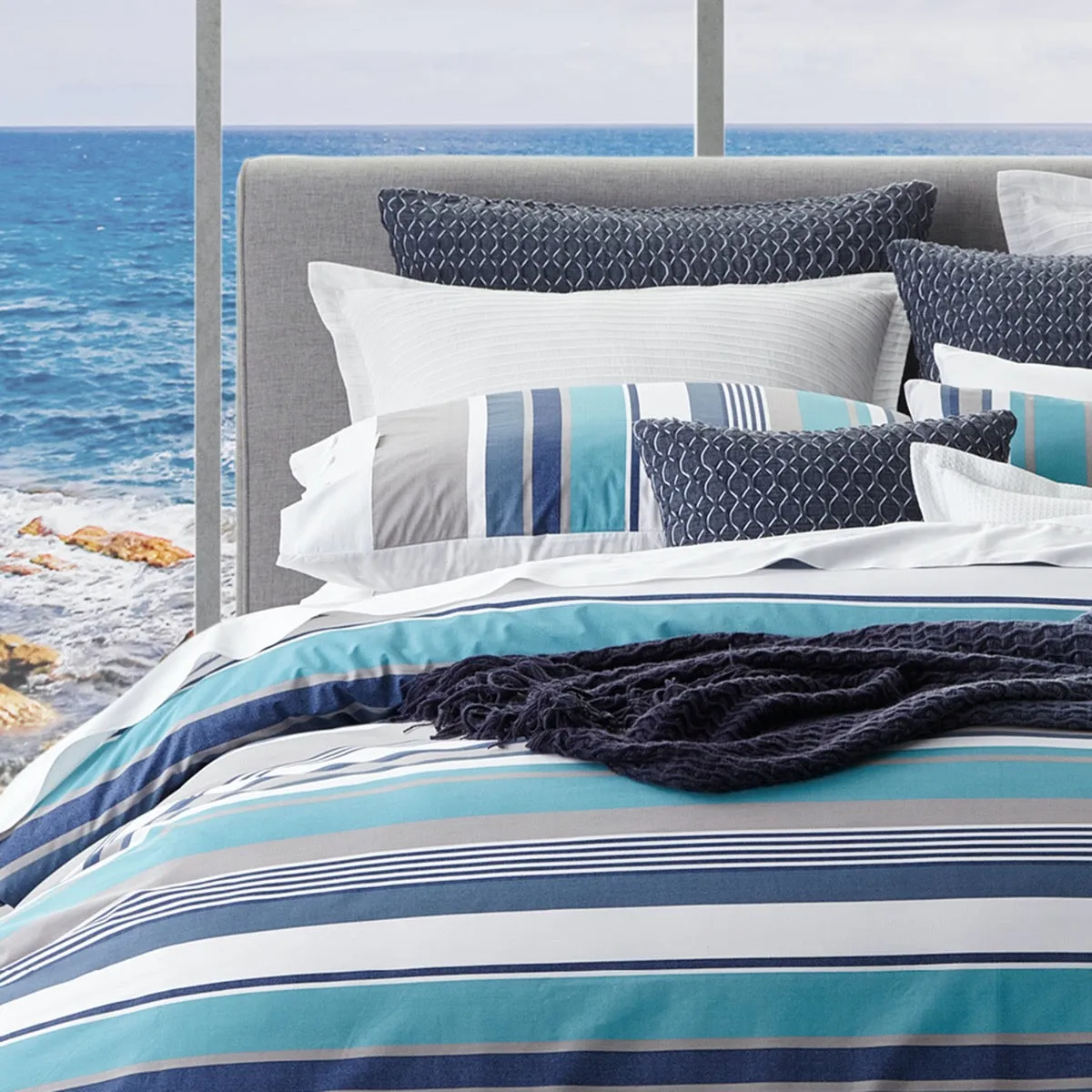 Trent Lagoon Quilt Cover Set By Logan & Mason