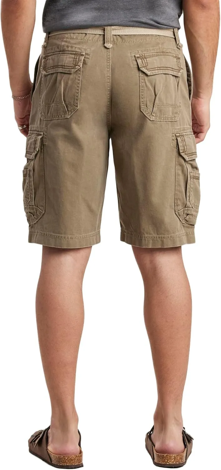 UNIONBAY Men's Survivor Belted Cargo Short-Reg and Big & Tall Sizes