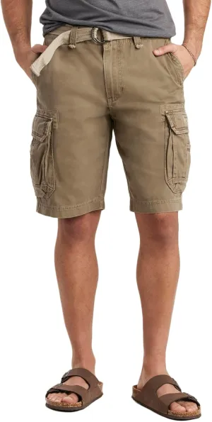 UNIONBAY Men's Survivor Belted Cargo Short-Reg and Big & Tall Sizes