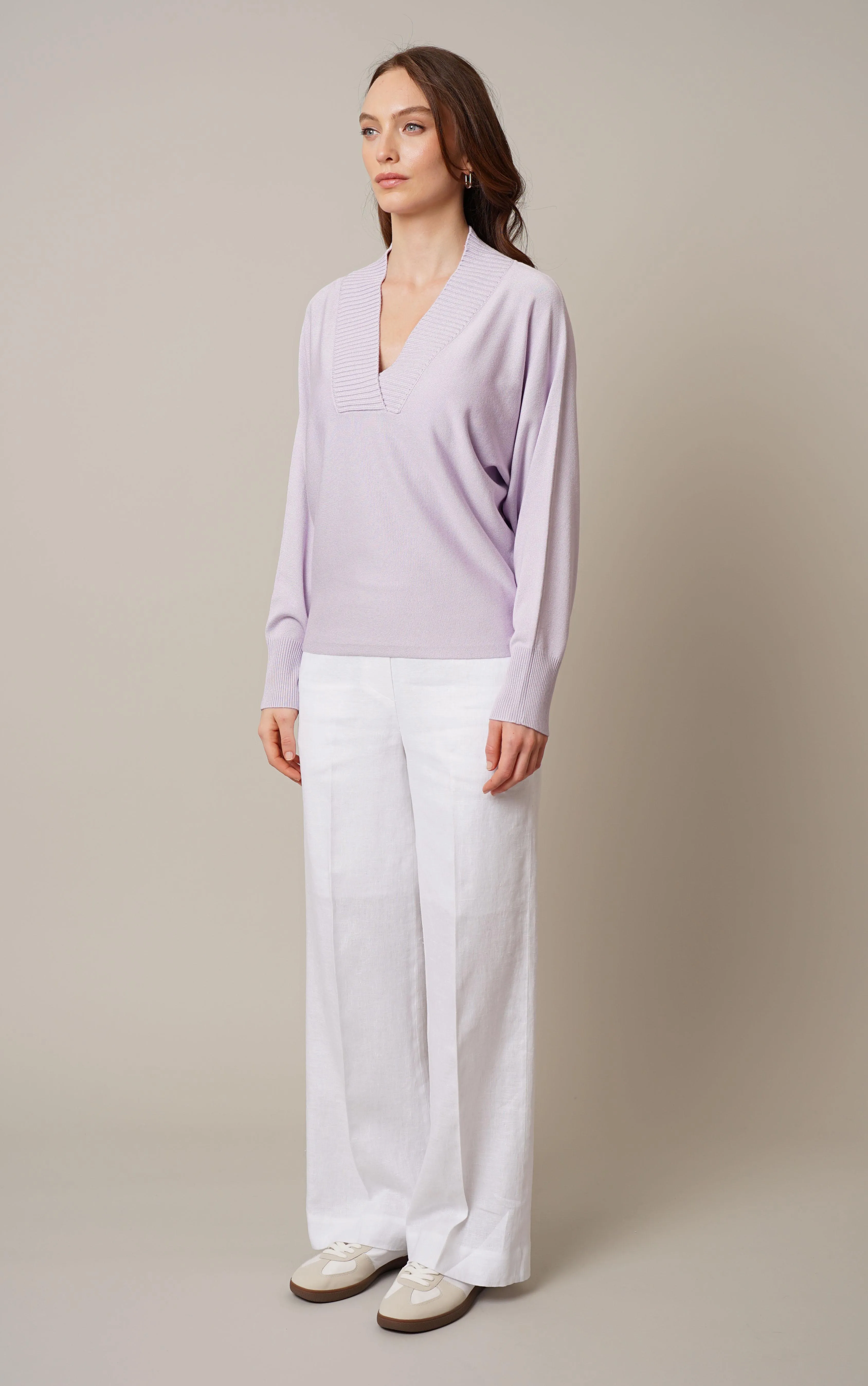 V-Neck Dolman Sweater
