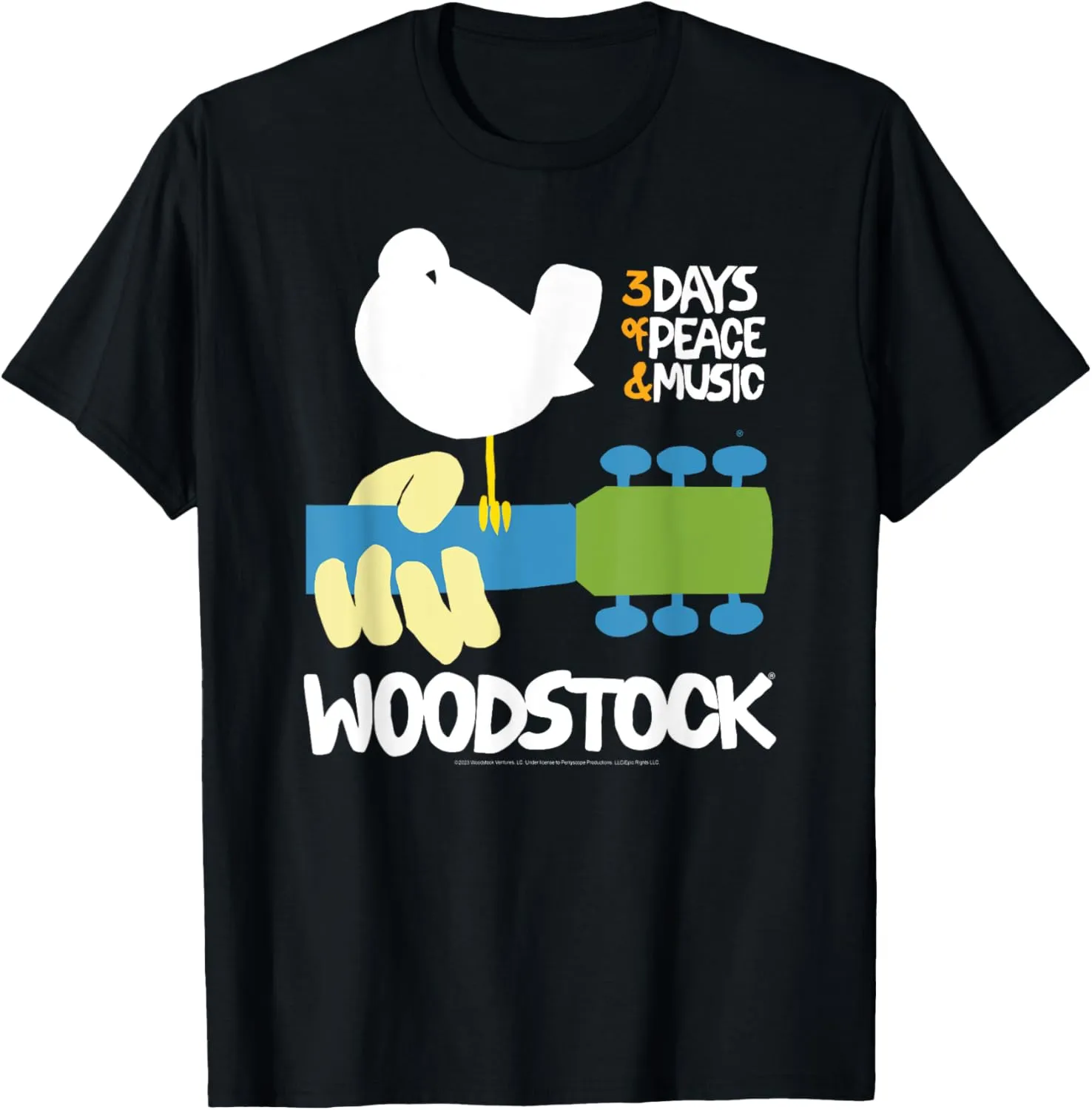 Woodstock - 3 Days Of Peace And Music Poster T-Shirt