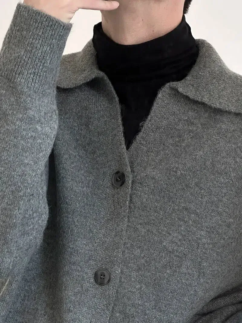 Zhou Relaxed Fit Casual Buttoned Cardigan