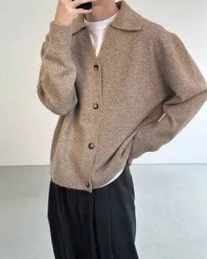 Zhou Relaxed Fit Casual Buttoned Cardigan
